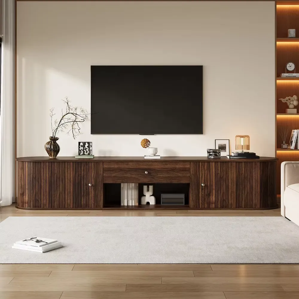 Meuble TV 180 cm bois de noyer — view 1
