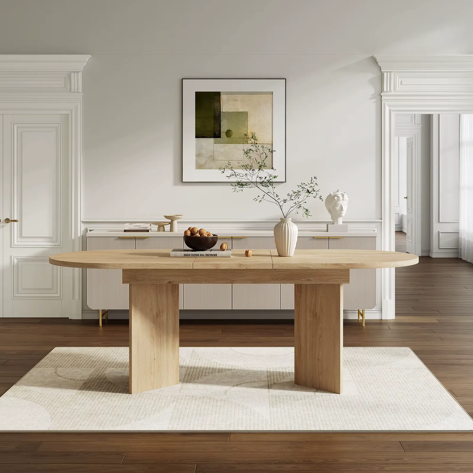 Table à manger extensible 120/160 × 80 cm — view 5